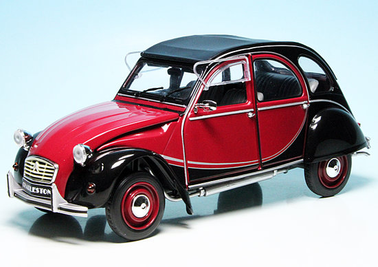 Citroën 2CV6 Charleston dunkel rot / schwarz